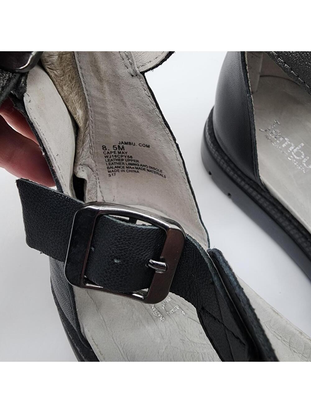 Jambu Cape May Sandals 8.5 black gunmetal - Picture 8 of 8